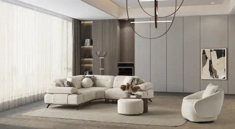 Safir Mini Corner Sofa Set