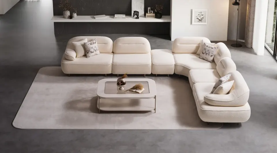 Pragma Corner Sofa Set with Bed