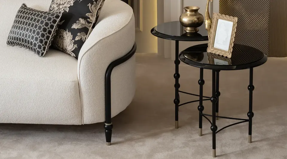 Granada Black Nesting Tables
