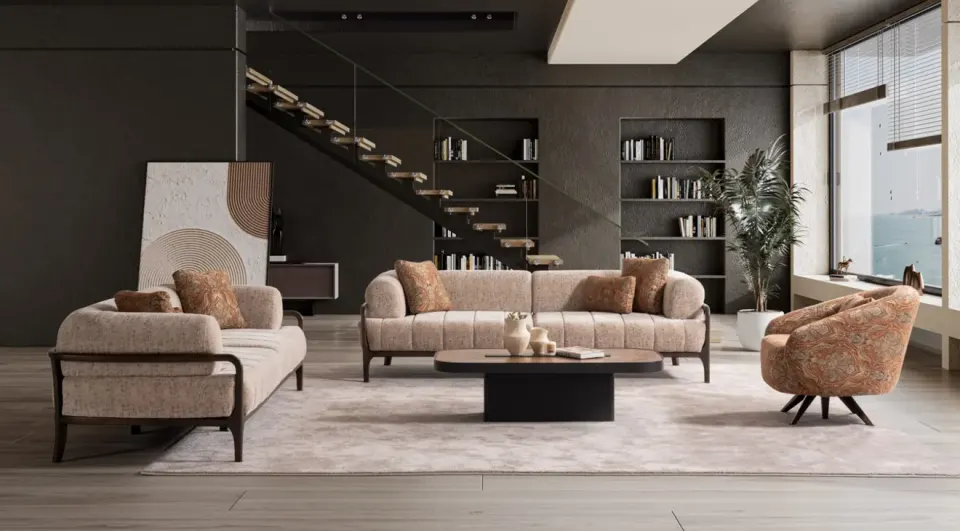 Stella Modern Sleeper Sofa Set