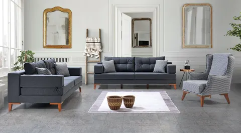 Arena Köşe Olabilen Modern Sofa Set