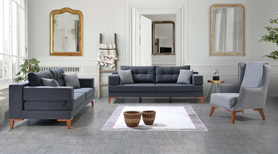Arena Köşe Olabilen Modern Sofa Set