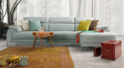 Oscar Relax Motorized USB Input Corner Sofa Set