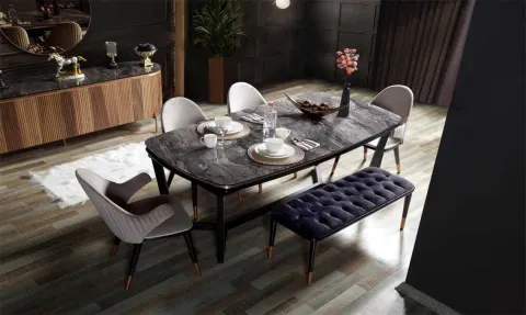 Tesla Metal Leg Table