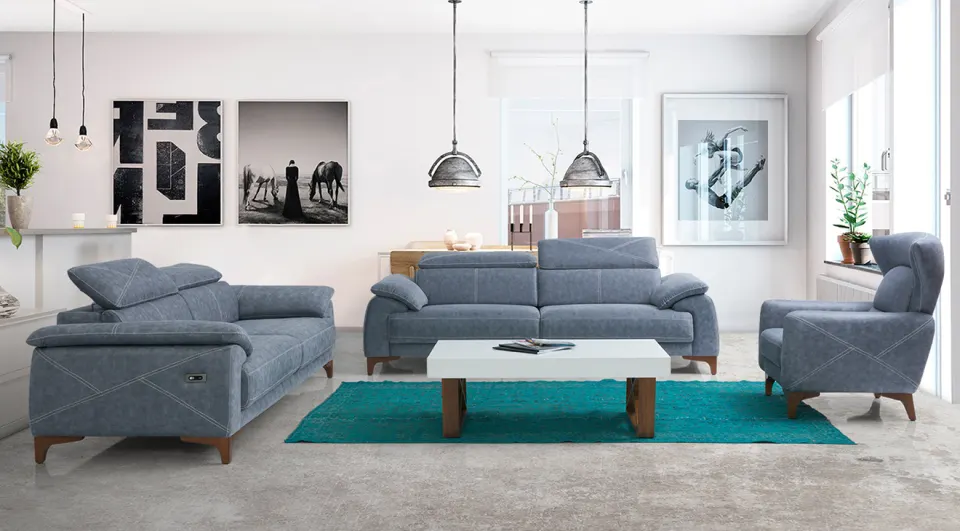 Oscar Motorized USB Input Sofa Set