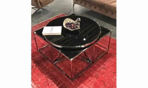 Soso Metal Leg Chromium 4+1 Table