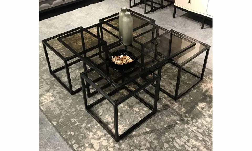 Kante Metal Leg 4+1 Table