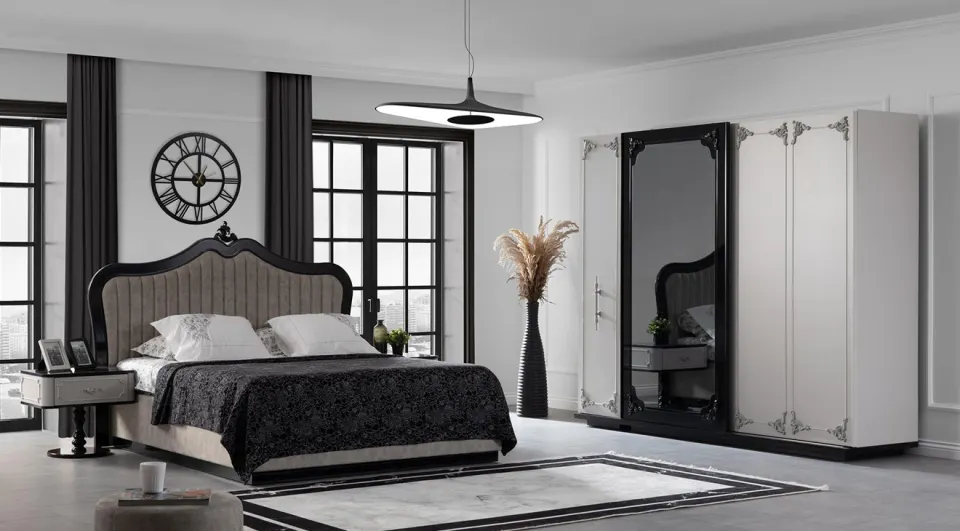 Biblo Sliding Door Bedroom Set