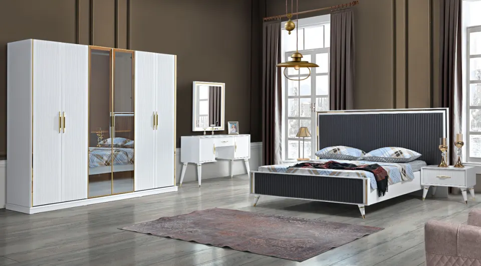 İnci 6 Door Bedroom Set