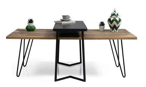 Afrodit Coffee Table (Metal Leg)