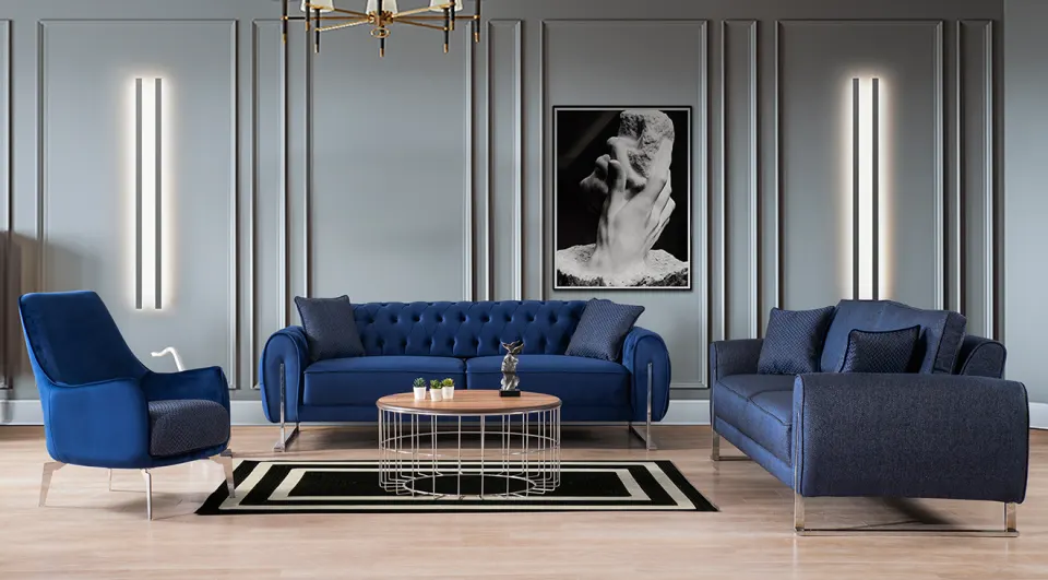 Tilda  Metal Leg Sofa Set 2