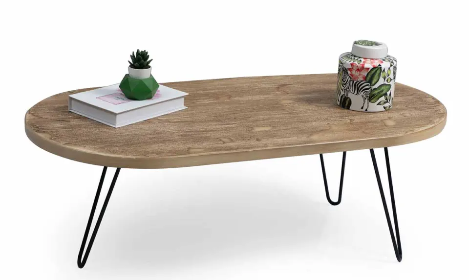 Savannah Coffee Table (Metal Leg)