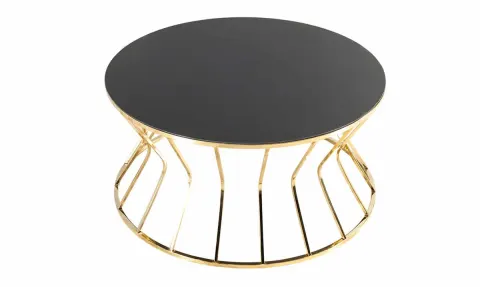 Prizma Gold Metal Leg Coffee Table