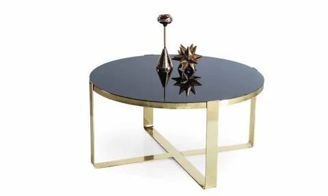 Vlora Black Metal Leg Coffee Table