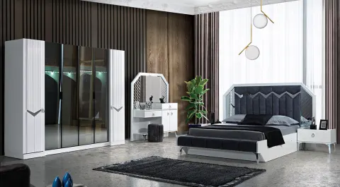 Ayaz 6 kapaklı Bedroom Set