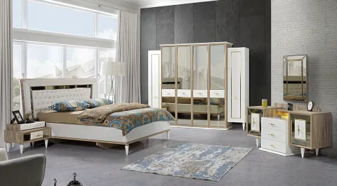 Ilgın 6 kapaklı Bedroom Set