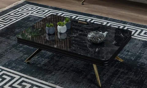 Istanbul Marble Patterned Coffee Table