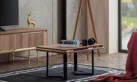 Lizbon Metal Leg Coffee Table