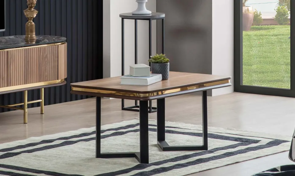 Rio Metal Leg Coffee Table
