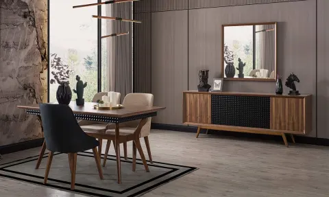 Esti Wooden Dining Room Set