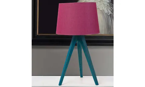 Rodin  Blue Lampshade