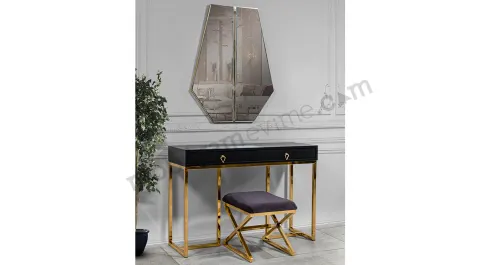 Elengace Gold Metal Leg Dresser
