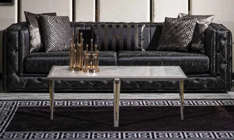 Lüx Mimoza Metal Leg Coffee Table