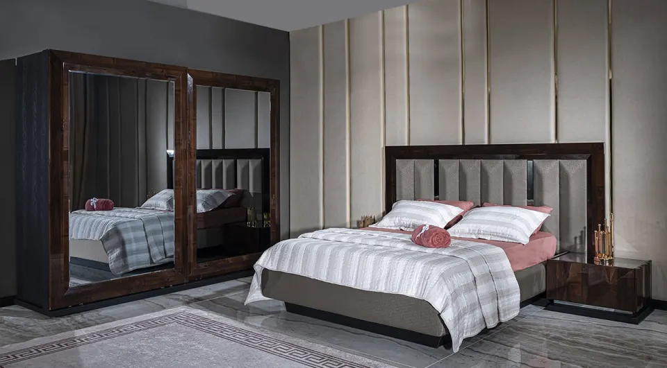 Prada Sliding Door Bedroom Set