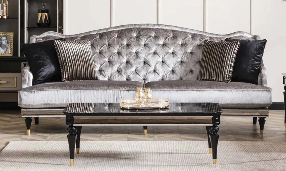 Retro Marble Patterned Coffee Table
