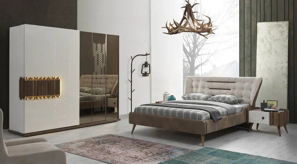 Roma Sliding Door Bedroom Set