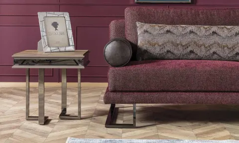 Voga Metal Leg Side Table