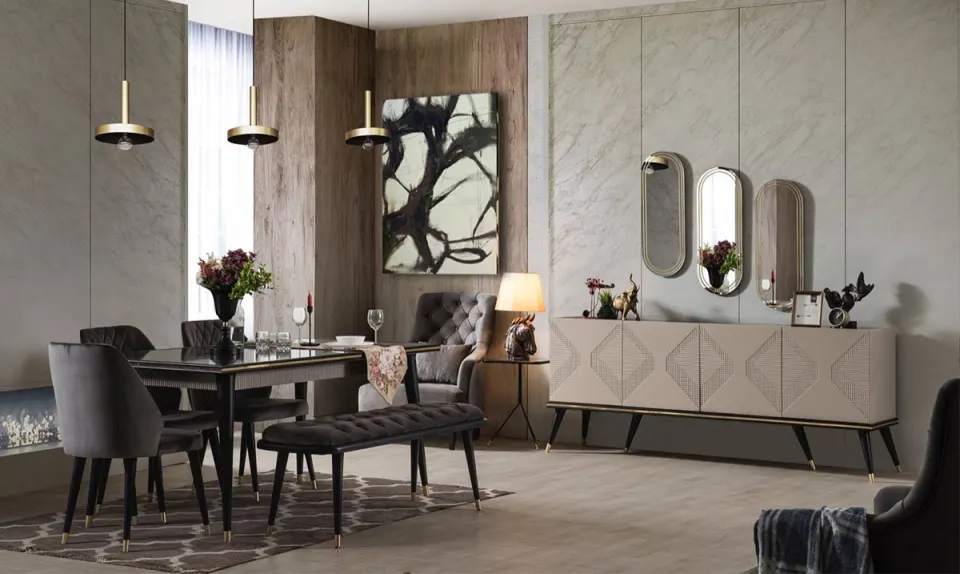 Salkım Selenit Dining Room Set