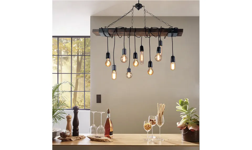 Cosy Walnut Pendant Lights