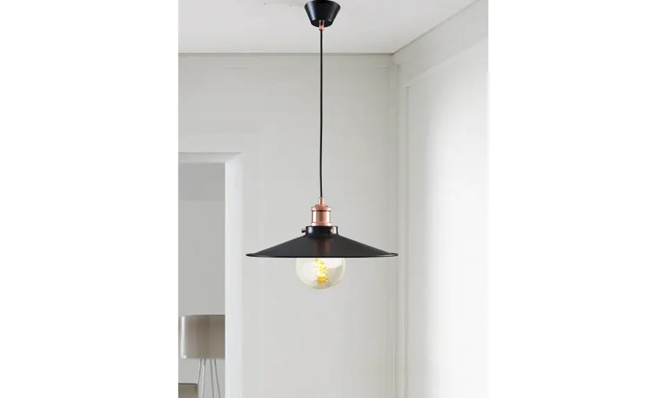 Grand Black Pendant Lights
