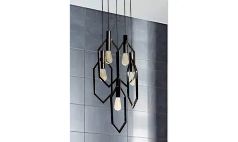 Piramit Black Pendant Lights