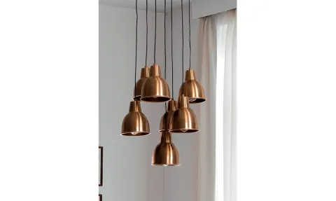Tasça Copper Pendant Lights