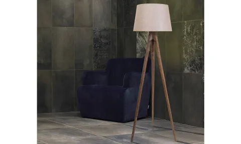 Rodin Walnut Floor Lamp