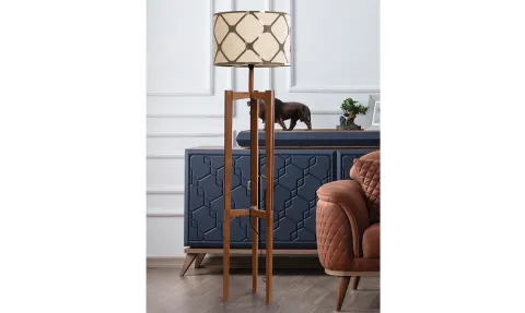 Newyork Walnut Floor Lamp