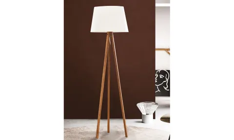 Eko Walnut Floor Lamp