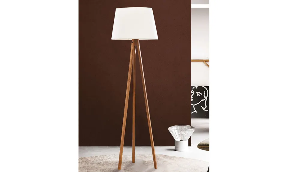 Eko Walnut Floor Lamp