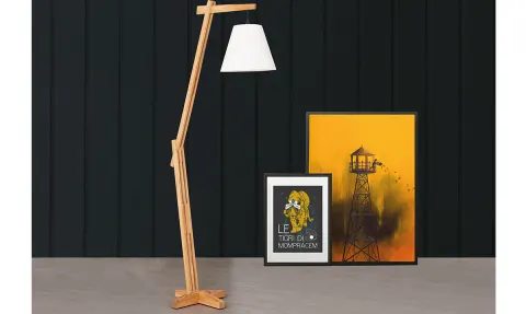Nicea Naturel Floor Lamp