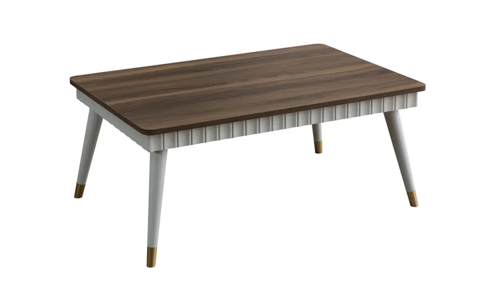 Almanya Walnut Moonstone Coffee Table