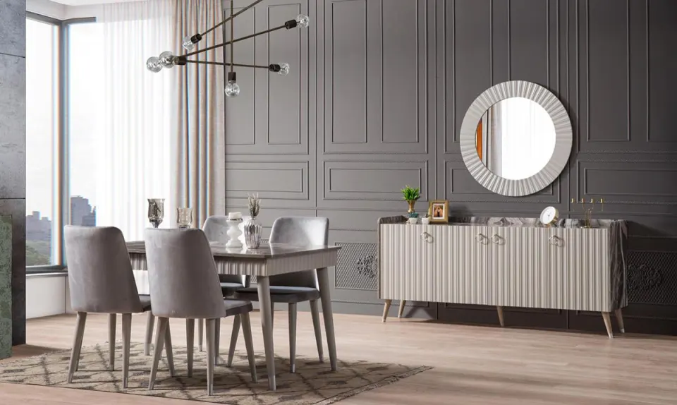 Almanya Gri Dining Room Set