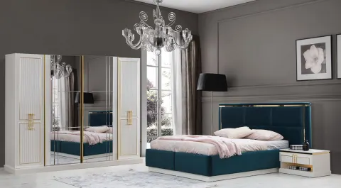 Mina Sliding Door Bedroom Set