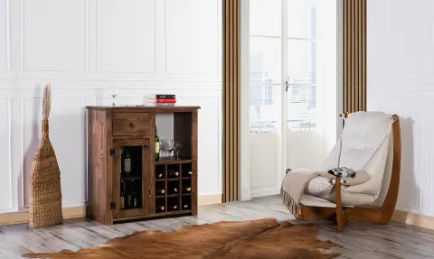 Loop Wooden Mini Bar