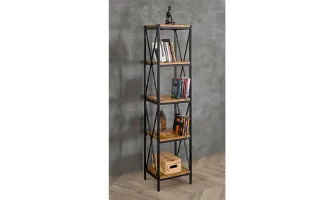 Wooden Tower Bookshelf