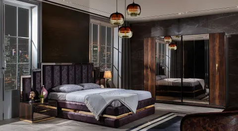 Ramses Sliding Door Bedroom Set