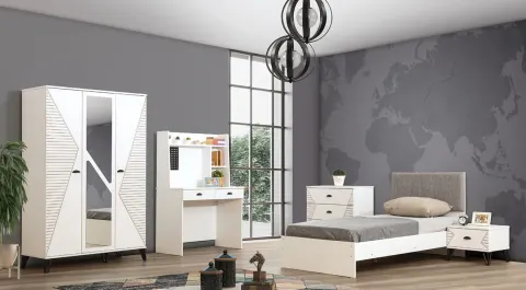 Milas 3 Doors Young Room Set