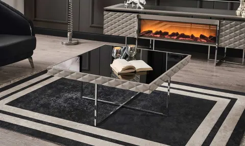 Metalica Metal Leg Coffee Table