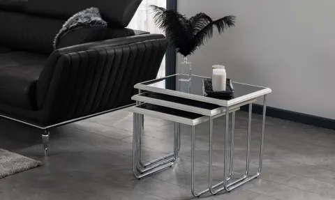 Delon Metal Leg Side Table